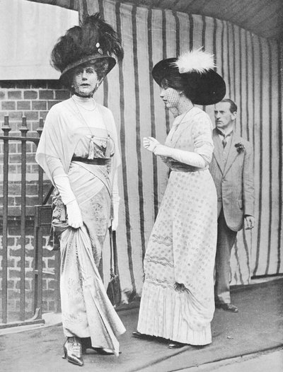 Alice Keppel and Her Daughter Violet Trefusius, 1912 by English Photographer